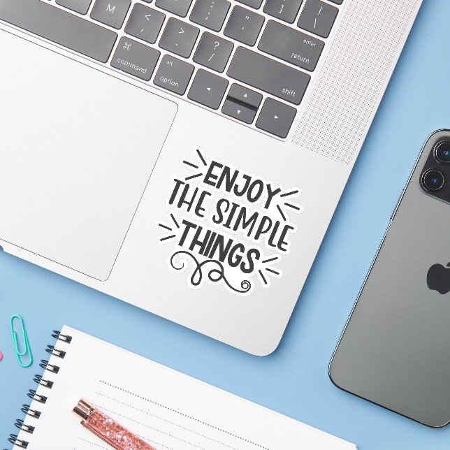Enjoy the simple things (Laptop w/ iPhone)
