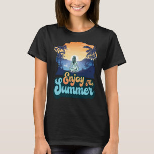 Enjoy The Summer Vibes Vacation Humourous Saying T-Shirt