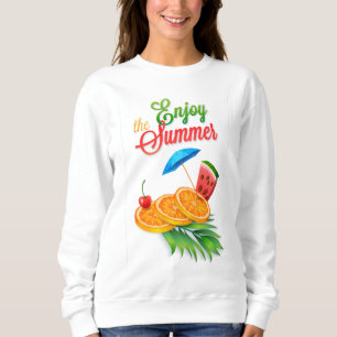 Enjoy the Summer with Fruits Sweatshirt