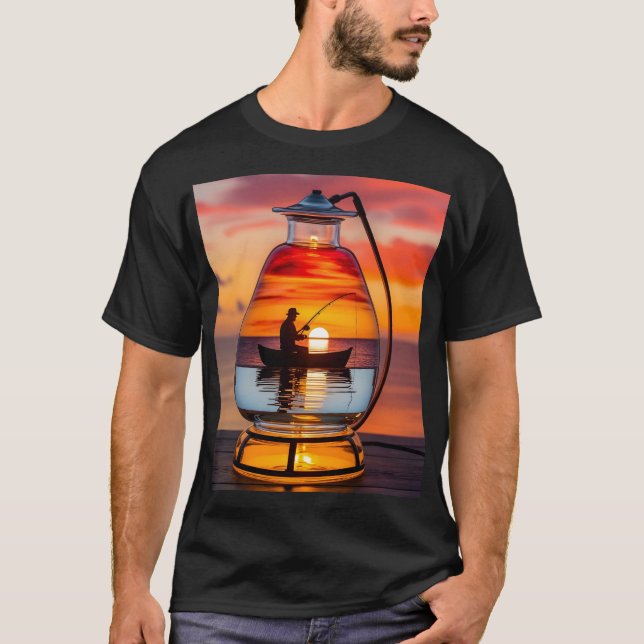 “Enjoy the sunset: relax!” T-Shirt (Front)