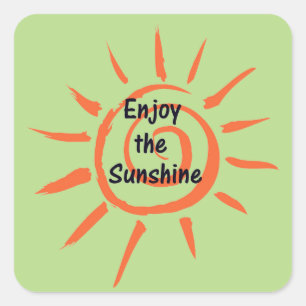 Enjoy the Sunshine Sticker