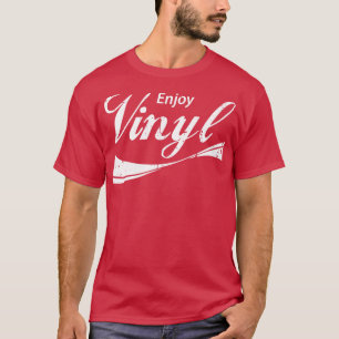 Enjoy Vinyl Record Pin T-Shirt
