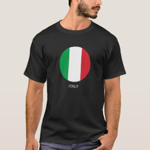 Enjoy Wear Italy Flag Illustration Graphic T-Shirt