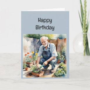 Enjoy Your Birthday for Gardening Gardens Card