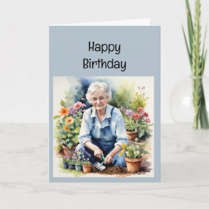 Enjoy Your Birthday for Gardening Gardens Card