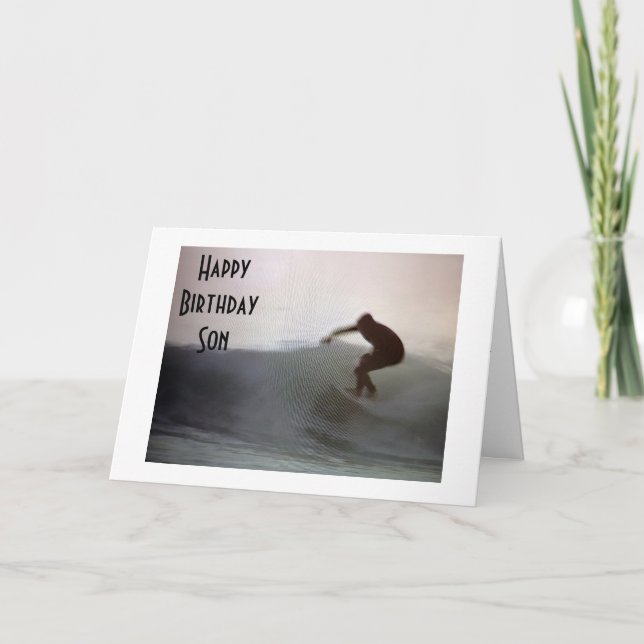 ENJOY YOUR BIRTHDAY SON CARD (Front)