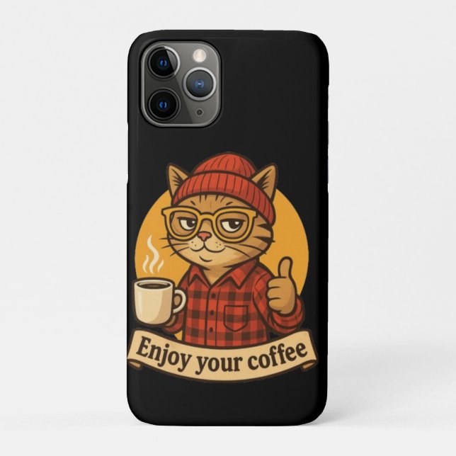 Enjoy Your Coffee Case-Mate iPhone Case (Back)
