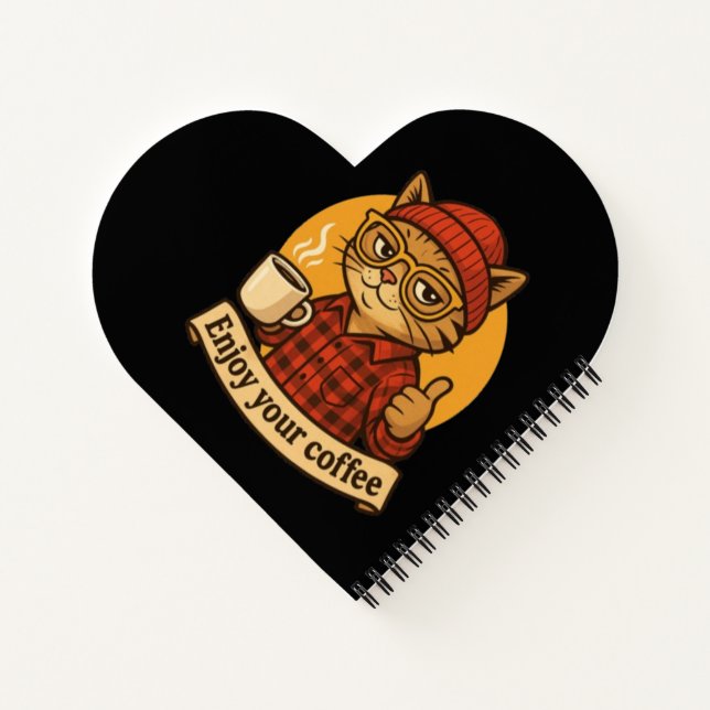 Enjoy Your Coffee Notebook (Back)