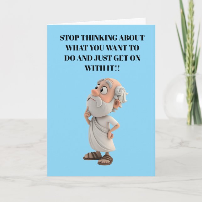 Enjoy your retirement. card (Front)