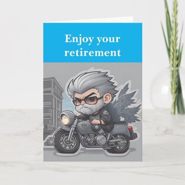 Enjoy your retirement. card (Front)
