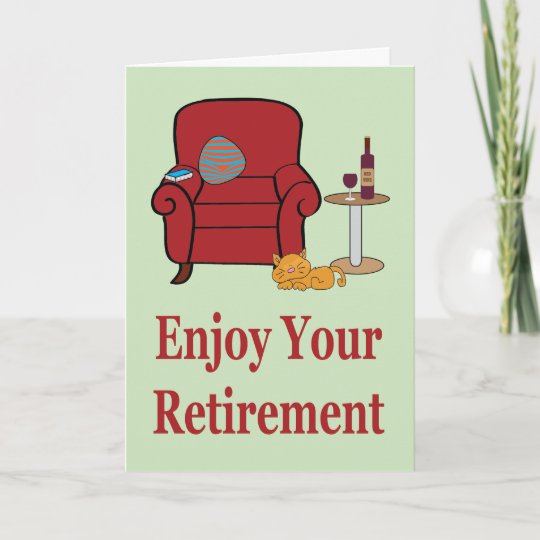 Enjoy Your Retirement Card | Zazzle.co.uk