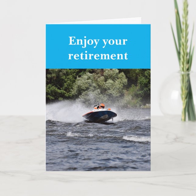 Enjoy your retirement. card (Front)