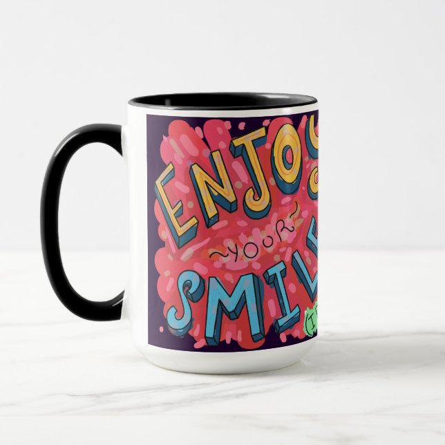 Enjoy Your Smile (I Do) Mug (Left)