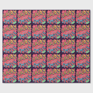 Enjoy Your Smile (I Do) Wrapping Paper