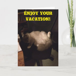 Enjoy Your Vacation, greeting card