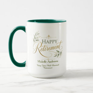 Enjoy Your Well-Deserved Retirement Personalised Mug
