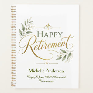 Enjoy Your Well-Deserved Retirement Personalised  Planner