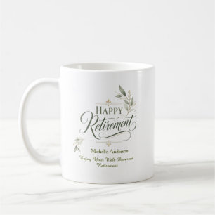 Enjoy Your Well-Deserved Retirement Personalized Coffee Mug