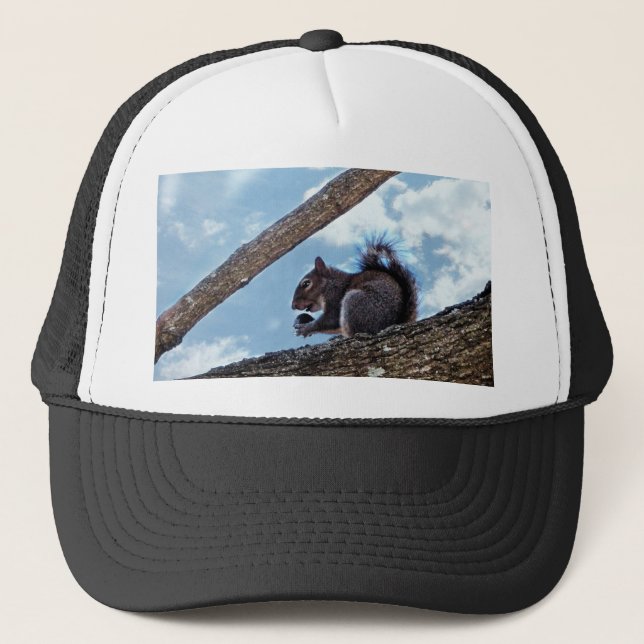 Enjoying a Nut Trucker Hat (Front)