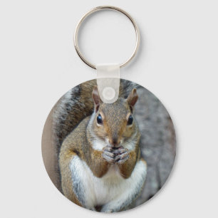 Enjoying a Treat Key Ring