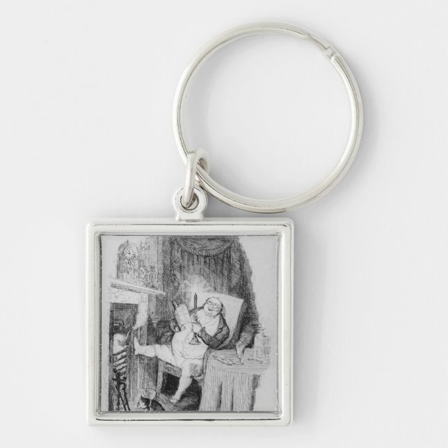 Enjoying Christmas Key Ring (Front)