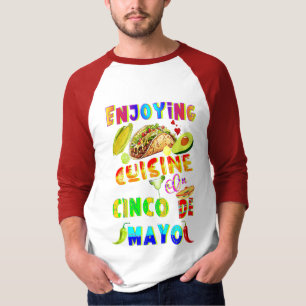 Enjoying Cuisine On Cinco de Mayo T-Shirt