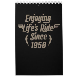 Enjoying Life’s Ride Gift For Motorcycle Lovers Calendar