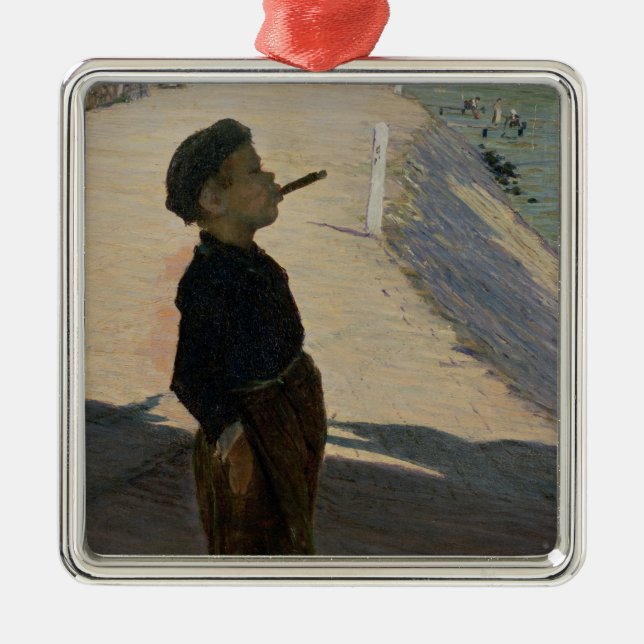 Enjoying Life, Volendam, Zuider Zee Metal Tree Decoration (Front)