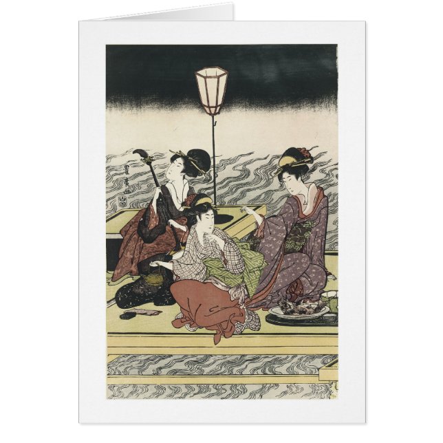 Enjoying the Cool of The Evening, Toyohiro, 1800s (Front)