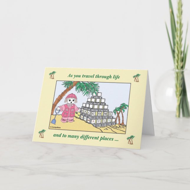 ENJOYING TRAVEL and THE JOURNEY … Card (Front)