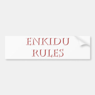 Enkidu Bumper Sticker