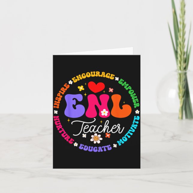 Enl Teacher Squad English New Language Squad Crew  Card (Front)