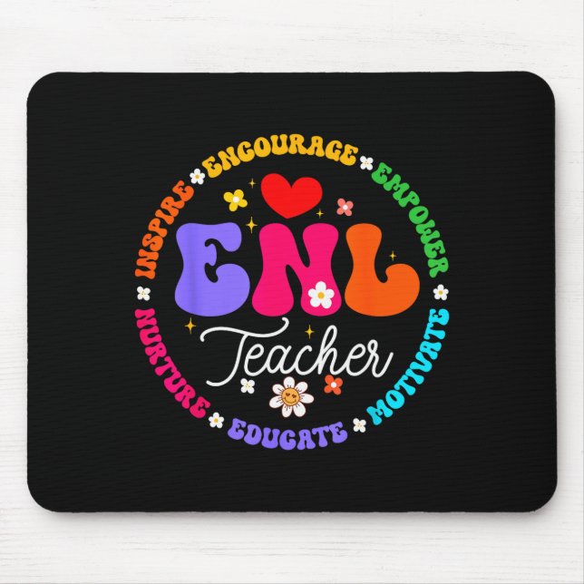 Enl Teacher Squad English New Language Squad Crew  Mouse Mat (Front)