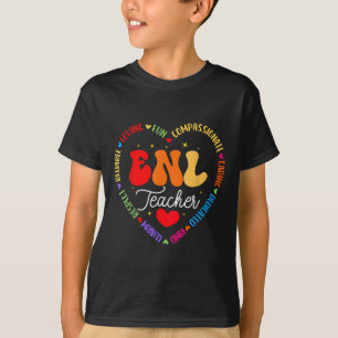 Enl Teacher Squad English New Language Squad Crew  T-Shirt
