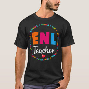 ENL Teacher Squad English New Language Squad Crew  T-Shirt