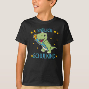 Enlaporation T-Rex School Kids School Bag Dinos T-Shirt