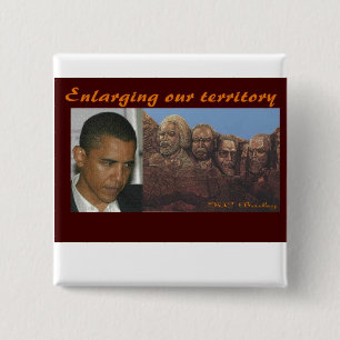 Enlarging the territory - Customised 15 Cm Square Badge