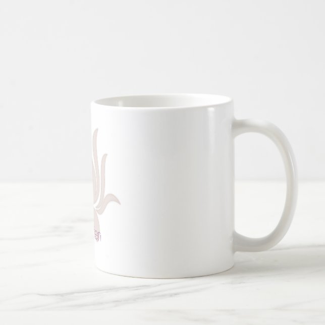 Enlighten Lotus Coffee Mug (Right)