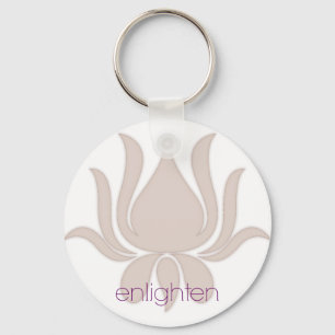 Enlighten Lotus Key Ring