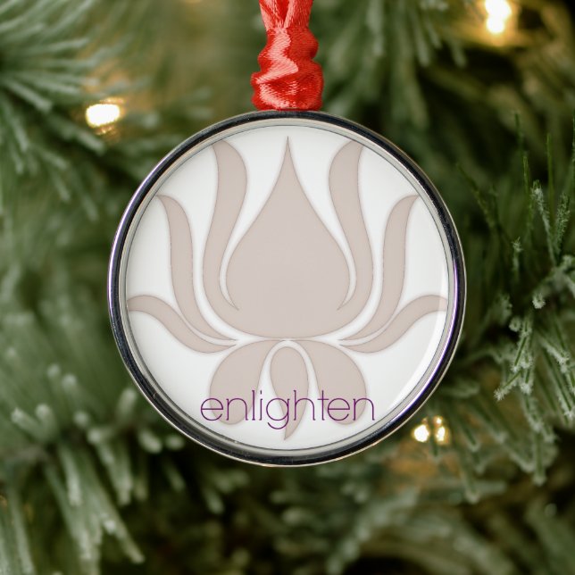 Enlighten Lotus Metal Tree Decoration (Tree)