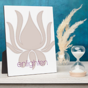 Enlighten Lotus Plaque