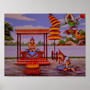 enlightened Buddha poster