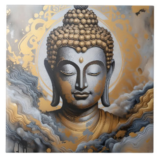 Enlightened Buddha Tile