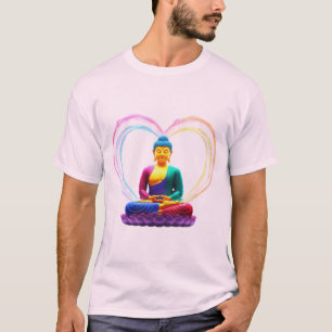  🌈 "Enlightened Love: The Buddha’s Valentine 🌸 T-Shirt