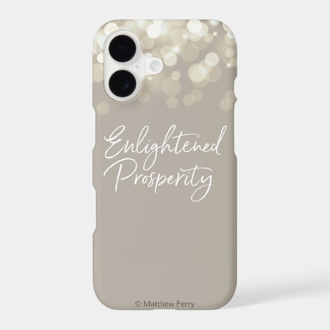Enlightened Prosperity iPhone Case (Back)