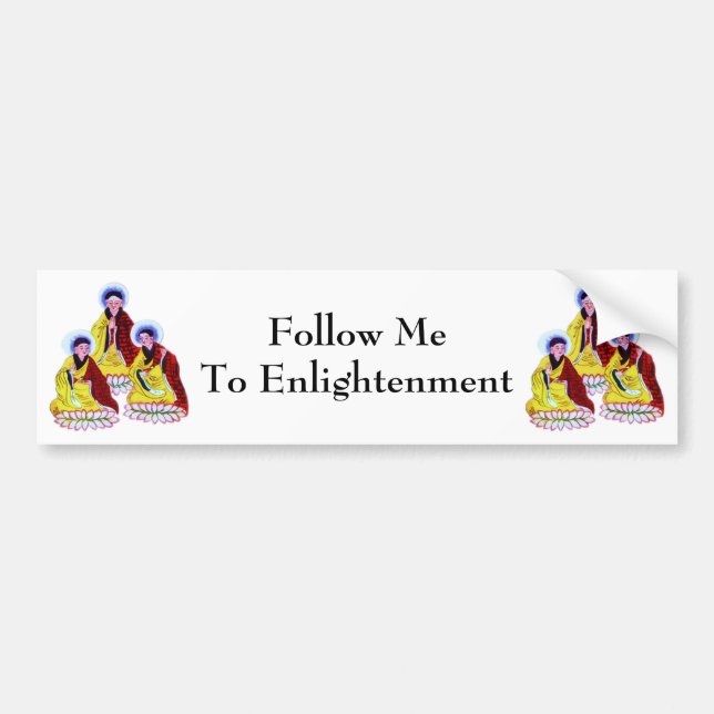 Enlightenment Bumper Sticker (Front)
