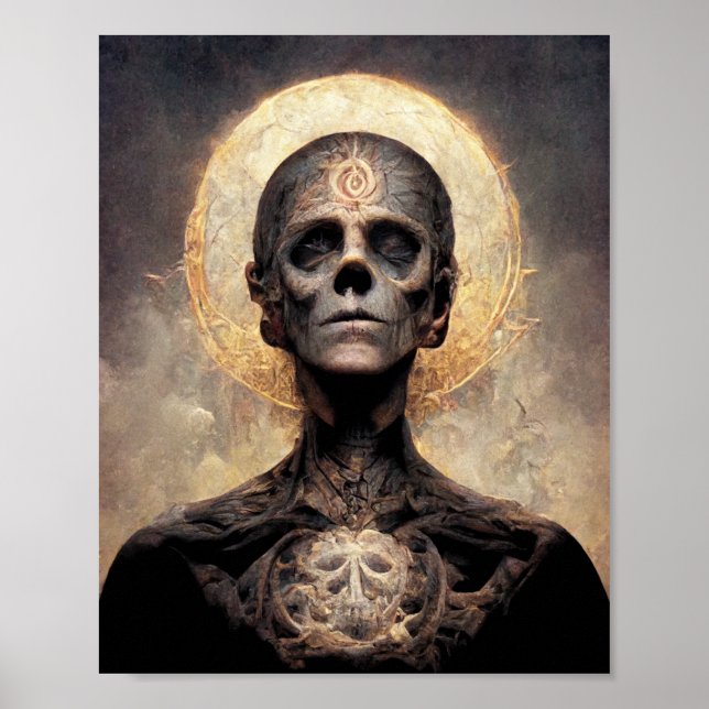 Enlightenment Fantasy Sci-Fi Art Poster (Front)