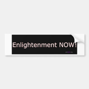 Enlightenment NOW! Bumper Sticker