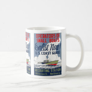 Enlist Now! U.S. Coast Guard Coffee Mug