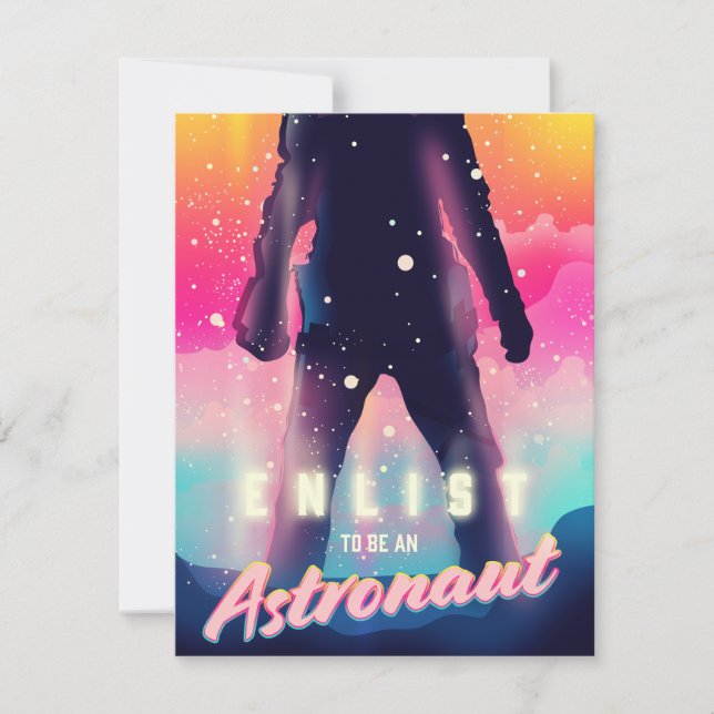 Enlist to Be an Astronaut (Front)
